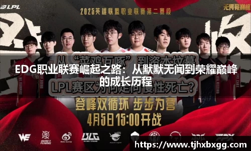EDG职业联赛崛起之路:从默默无闻到荣耀巅峰的成长历程